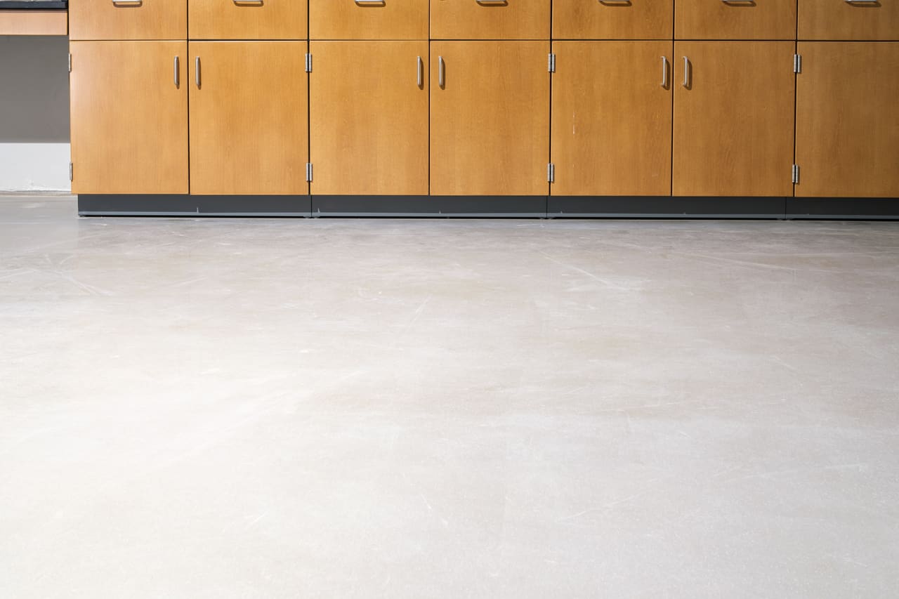 University of Akron — completed concrete floor by Precision ProFloor